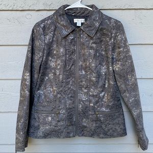 Christoper & Banks blazer zip up jacket